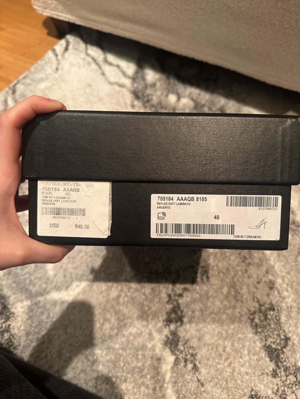 Saint Laurent Silver Heels - Picture 2 of 4